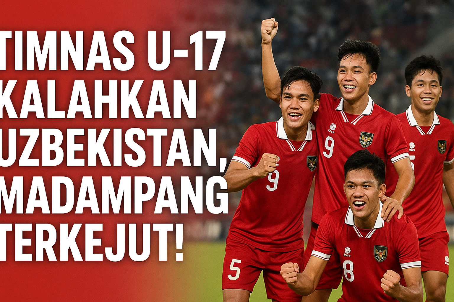 Timnas Indonesia U-17 Bikin Heboh Asia: Kalahkan Uzbekistan Tanpa Pemain Asing di Piala Kemerdekaan