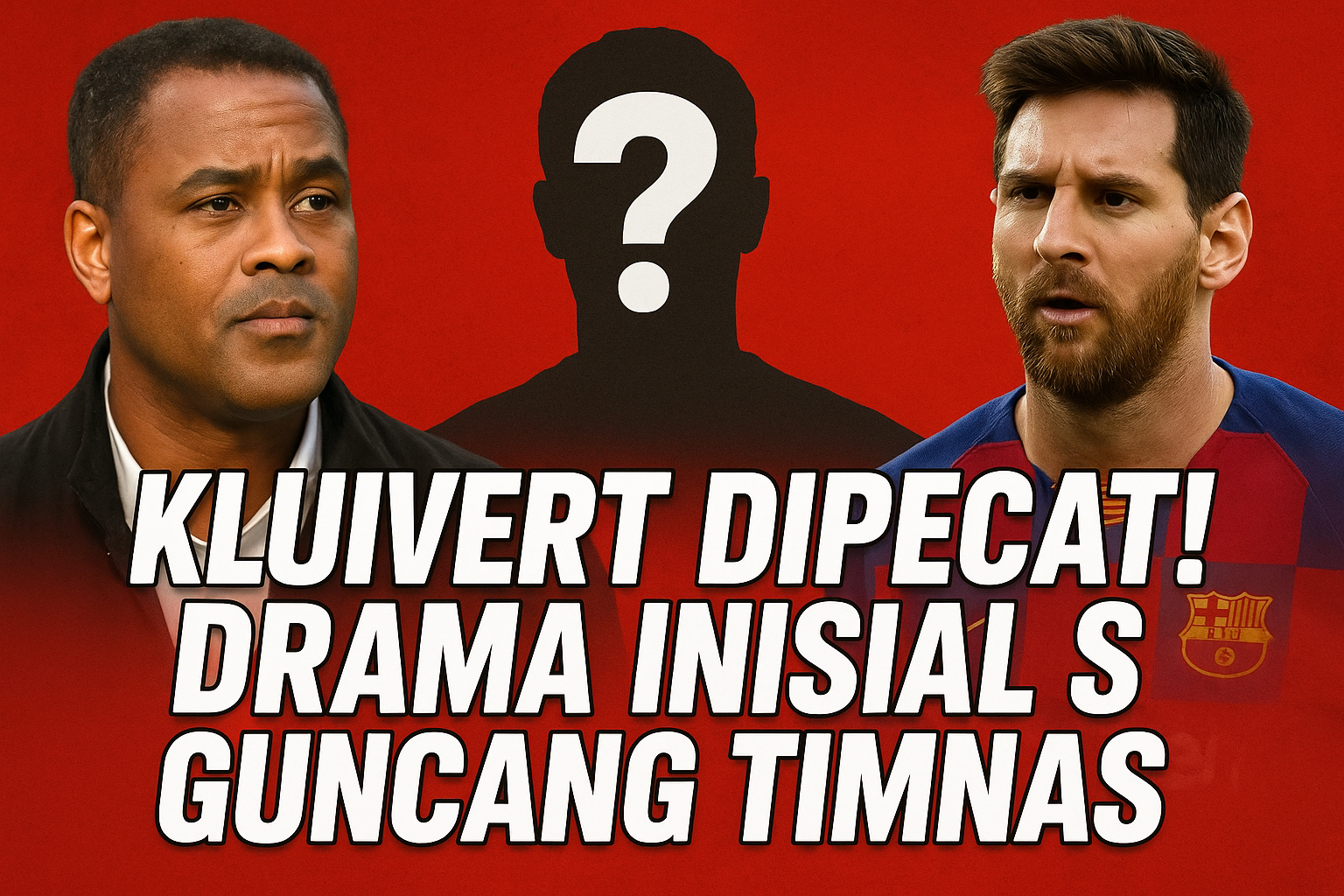 BREAKING! Drama Panas Sepak Bola Dunia: Kluivert Dipecat, Inisial “S” di Timnas, Hingga Messi Bikin Turnamen Sendiri!
