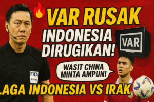 VAR Rusak, Indonesia Dirugikan! FIFA & AFC Akhirnya Putuskan Laga Indonesia vs Irak Diulang – Wasit China Akui Salah dan Minta Ampun!